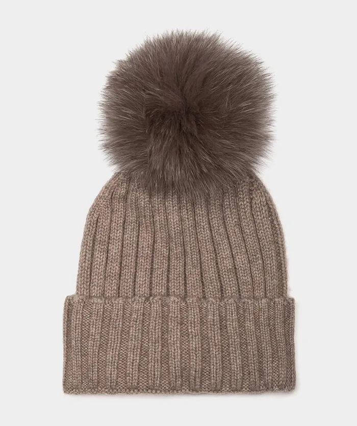 Pedro Miralles Accessories GORRO DE CACHEMIR Gorro Beige 8211 Woman