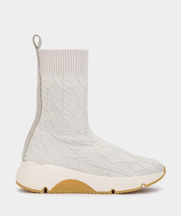 Pedro Miralles Ankle Boots ABISKO Sock Blanco 8211 Woman