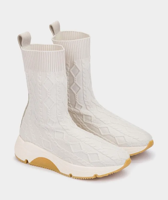 Pedro Miralles Ankle Boots ABISKO Sock Blanco 8211 Woman Pedro Miralles Ankle Boots ABISKO Sock Blanco 8211 Woman