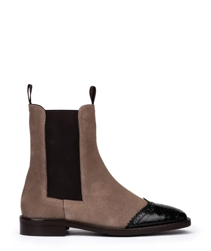 Pedro Miralles Ankle Boots AKRAN Velour Marmota 8211 Woman