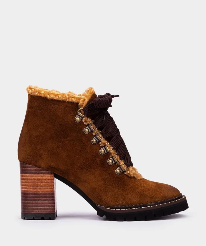 Pedro Miralles Ankle Boots ALASKA Cortina Oil Mogano 8211 Woman