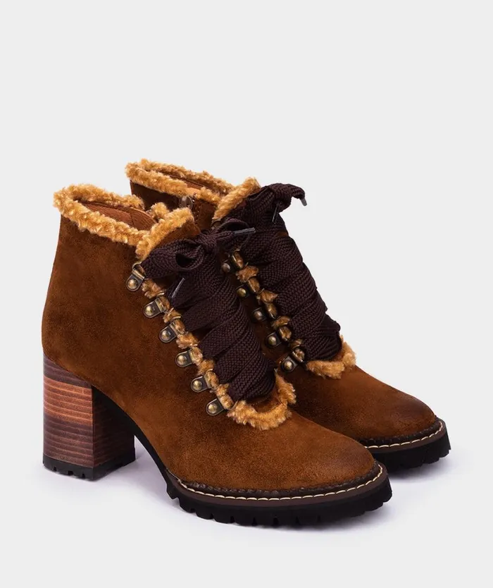 Pedro Miralles Ankle Boots ALASKA Cortina Oil Mogano 8211 Woman Pedro Miralles Ankle Boots ALASKA Cortina Oil Mogano 8211 Woman