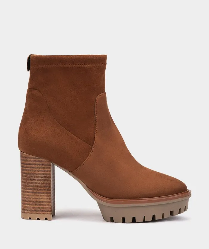 Pedro Miralles Ankle Boots BEIRUT Ante Strech Cuero 8211 Woman