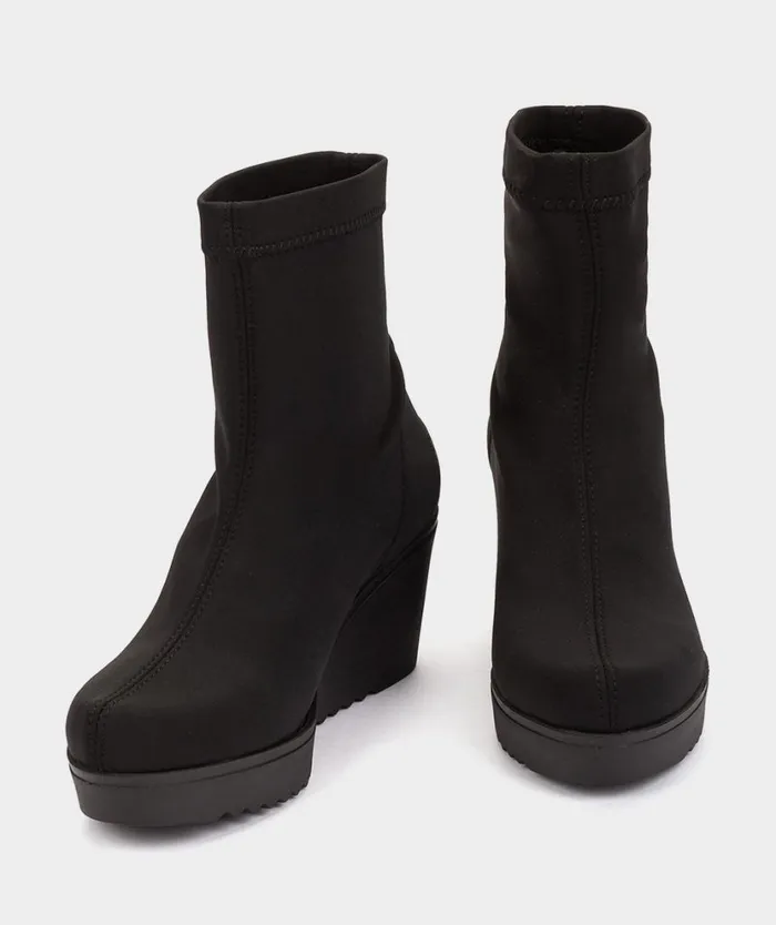 Pedro Miralles Ankle Boots BENASAU Ante Strech Negro 8211 Woman Pedro Miralles Ankle Boots BENASAU Ante Strech Negro 8211 Woman