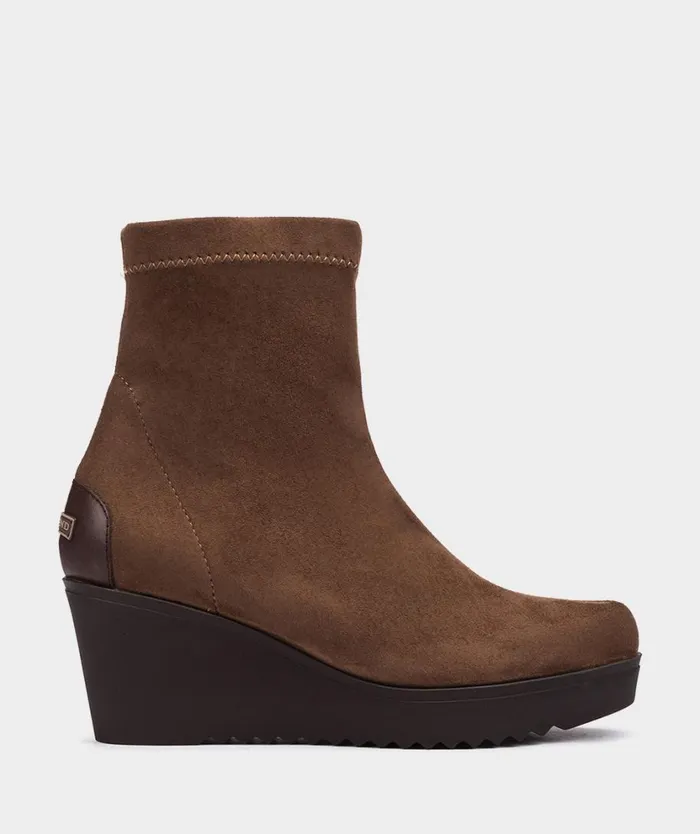 Pedro Miralles Ankle Boots BENASAU Ante Strech Tabaco 8211 Woman