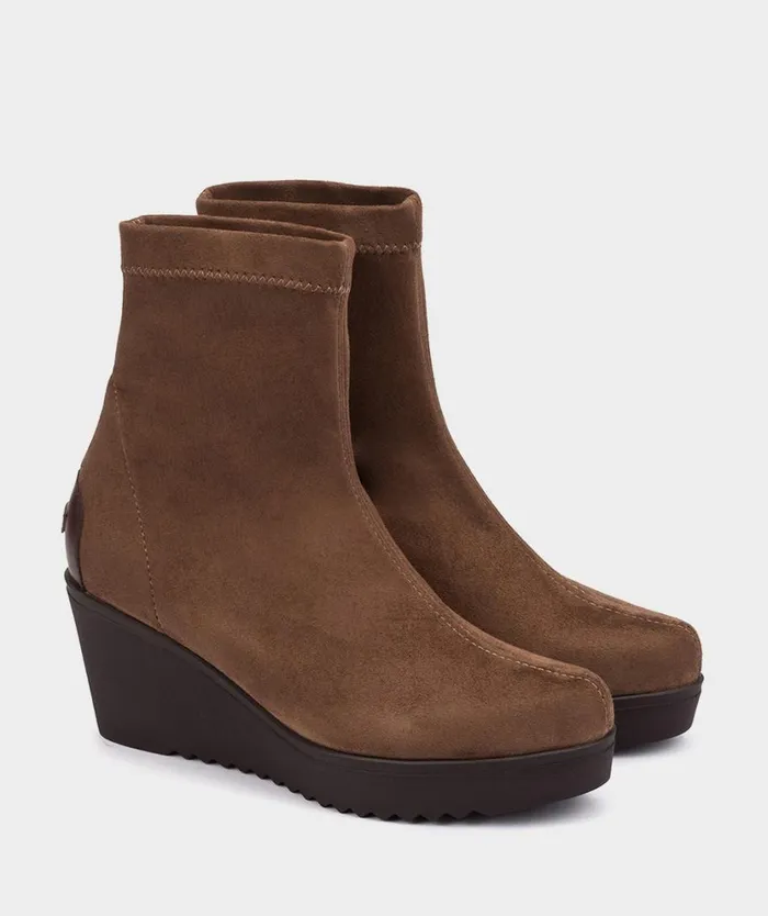 Pedro Miralles Ankle Boots BENASAU Ante Strech Tabaco 8211 Woman Pedro Miralles Ankle Boots BENASAU Ante Strech Tabaco 8211 Woman