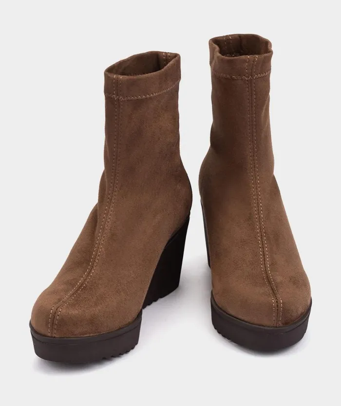 Pedro Miralles Ankle Boots BENASAU Ante Strech Tabaco 8211 Woman Pedro Miralles Ankle Boots BENASAU Ante Strech Tabaco 8211 Woman