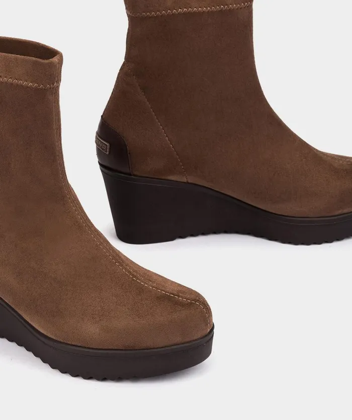 Pedro Miralles Ankle Boots BENASAU Ante Strech Tabaco 8211 Woman Pedro Miralles Ankle Boots BENASAU Ante Strech Tabaco 8211 Woman