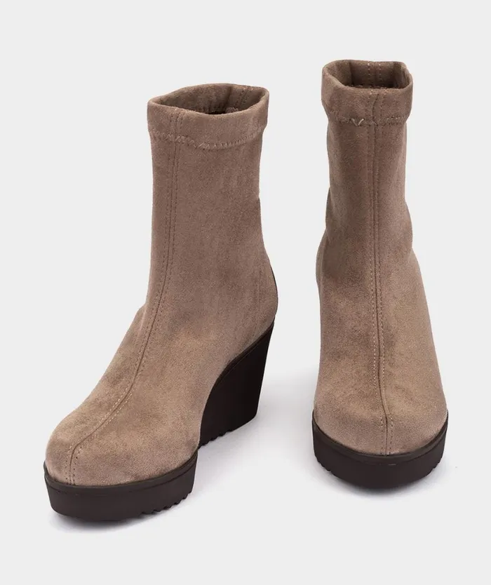 Pedro Miralles Ankle Boots BENASAU Ante Strech Taupe 8211 Woman Pedro Miralles Ankle Boots BENASAU Ante Strech Taupe 8211 Woman