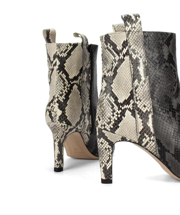 Pedro Miralles Ankle Boots BOGOT Pyton Diamante Asphalt 8211 Woman Pedro Miralles Ankle Boots BOGOT Pyton Diamante Asphalt 8211 Woman