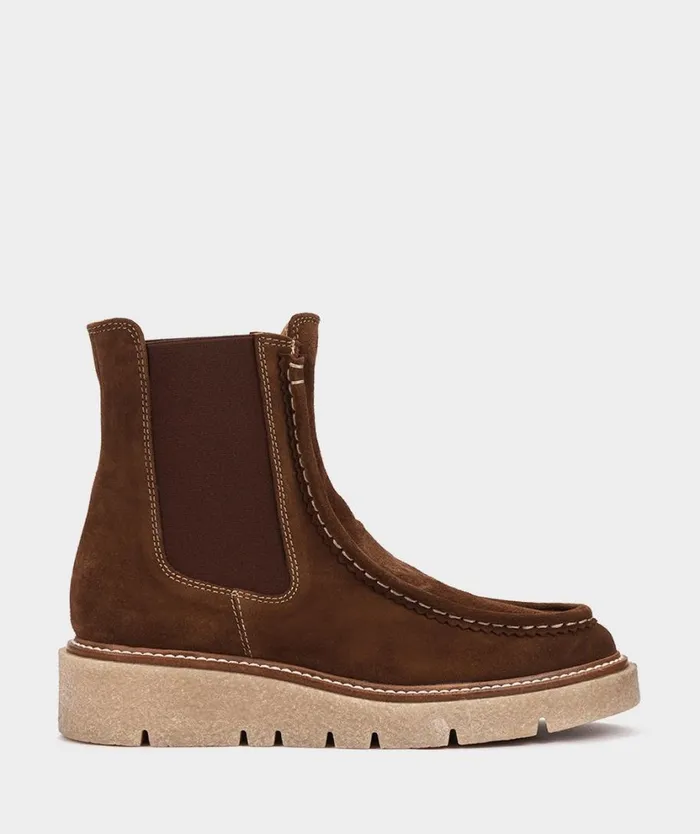 Pedro Miralles Ankle Boots BRISTOL Velour Tabaco 8211 Woman