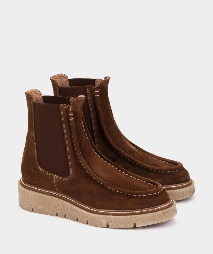 Pedro Miralles Ankle Boots BRISTOL Velour Tabaco 8211 Woman Pedro Miralles Ankle Boots BRISTOL Velour Tabaco 8211 Woman