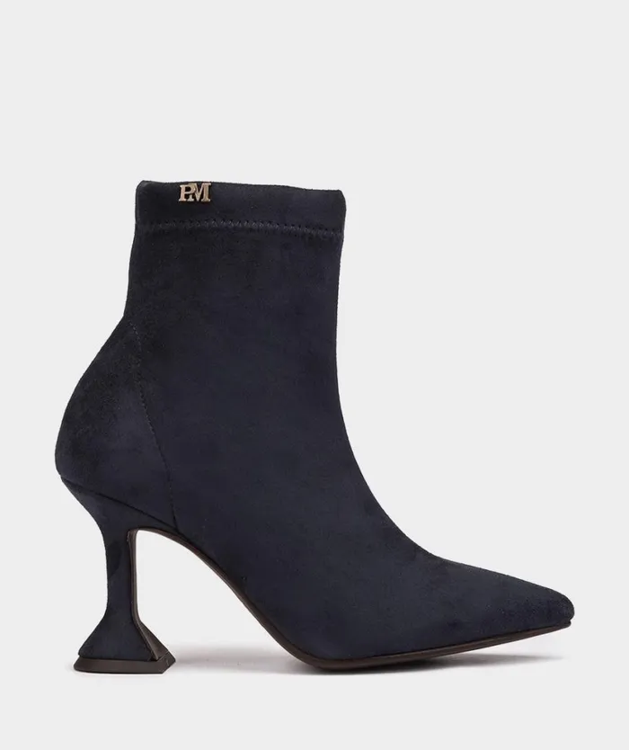 Pedro Miralles Ankle Boots BROTO Ante Strech Navy 8211 Woman