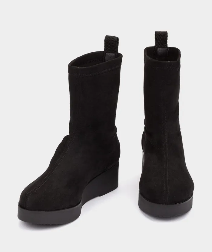 Pedro Miralles Ankle Boots BURANO Ante Stretch Negro 8211 Woman Pedro Miralles Ankle Boots BURANO Ante Stretch Negro 8211 Woman
