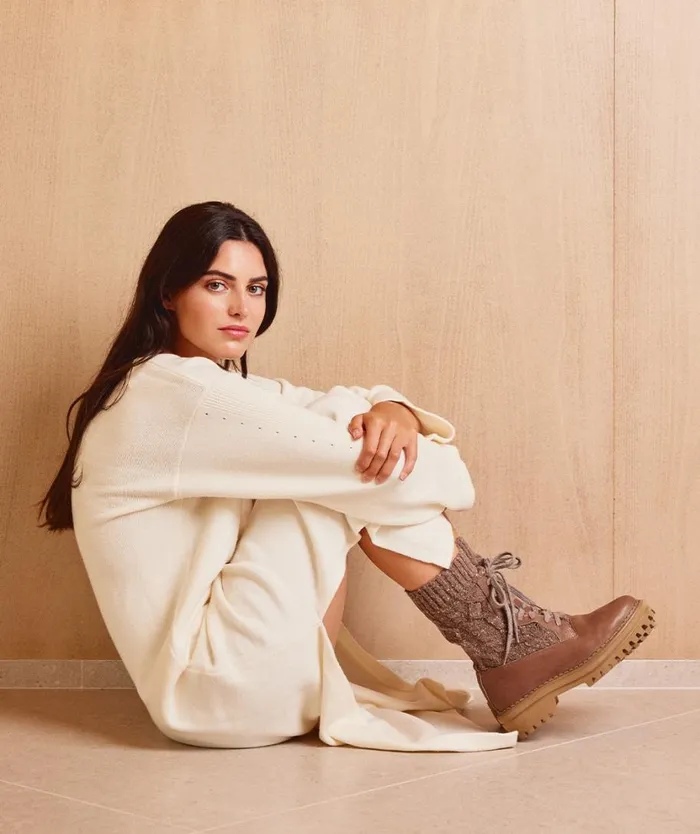 Pedro Miralles Ankle Boots CALAFATE Cristal Fango 8211 Woman