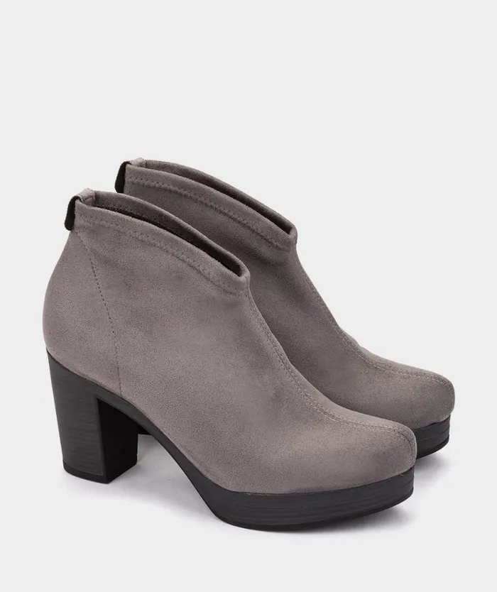 Pedro Miralles Ankle Boots CORTONA Ante Strech Gris 8211 Woman Pedro Miralles Ankle Boots CORTONA Ante Strech Gris 8211 Woman