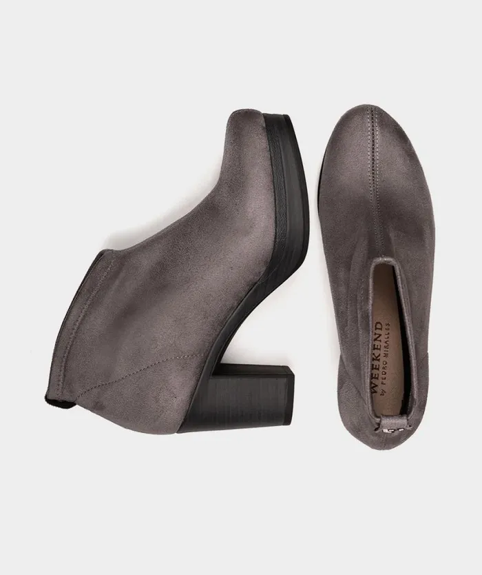 Pedro Miralles Ankle Boots CORTONA Ante Strech Gris 8211 Woman Pedro Miralles Ankle Boots CORTONA Ante Strech Gris 8211 Woman