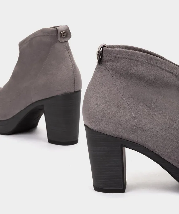Pedro Miralles Ankle Boots CORTONA Ante Strech Gris 8211 Woman Pedro Miralles Ankle Boots CORTONA Ante Strech Gris 8211 Woman