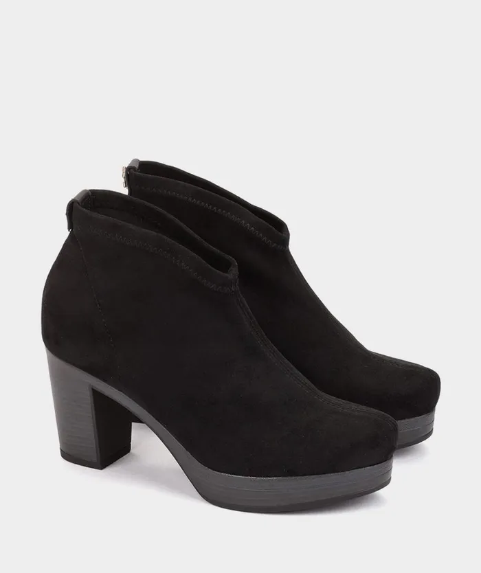 Pedro Miralles Ankle Boots CORTONA Ante Strech Negro 8211 Woman Pedro Miralles Ankle Boots CORTONA Ante Strech Negro 8211 Woman