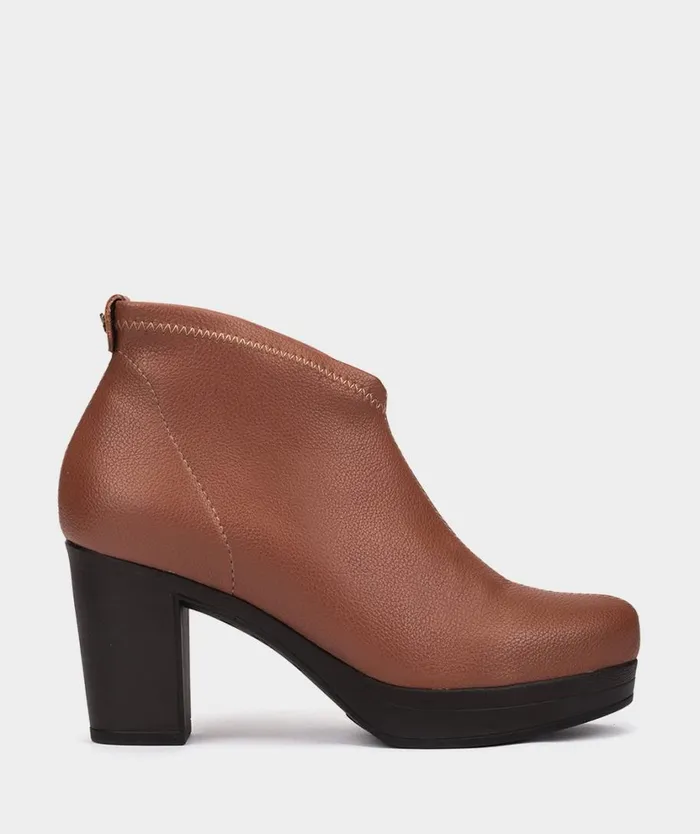 Pedro Miralles Ankle Boots CORTONA Beluga Strech Cuero 8211 Woman