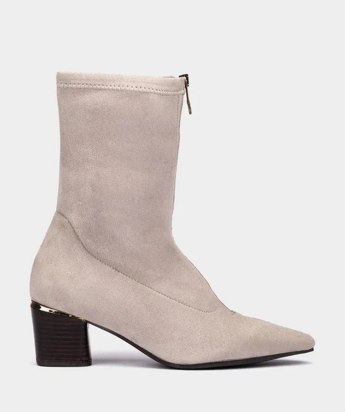 Pedro Miralles Ankle Boots DACA Ante Strech Caliza 8211 Woman Pedro Miralles Ankle Boots DACA Ante Strech Caliza 8211 Woman