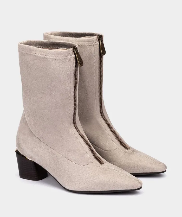 Pedro Miralles Ankle Boots DACA Ante Strech Caliza 8211 Woman Pedro Miralles Ankle Boots DACA Ante Strech Caliza 8211 Woman