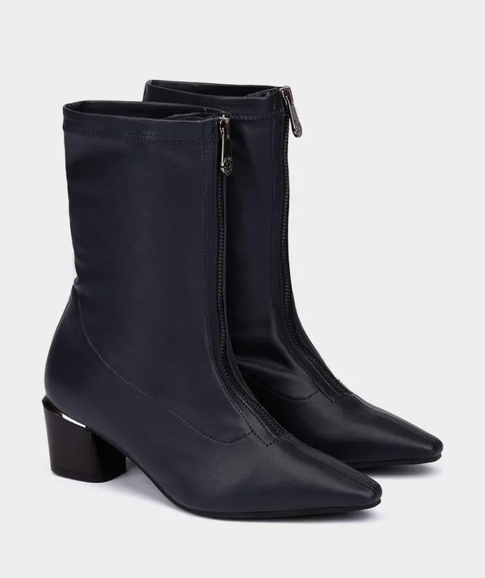 Pedro Miralles Ankle Boots DACA Napa Strech Marino 8211 Woman Pedro Miralles Ankle Boots DACA Napa Strech Marino 8211 Woman