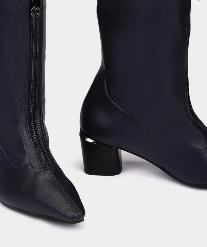 Pedro Miralles Ankle Boots DACA Napa Strech Marino 8211 Woman Pedro Miralles Ankle Boots DACA Napa Strech Marino 8211 Woman