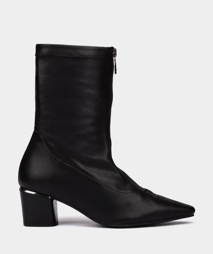 Pedro Miralles Ankle Boots DACA Napa Strech Negro 8211 Woman