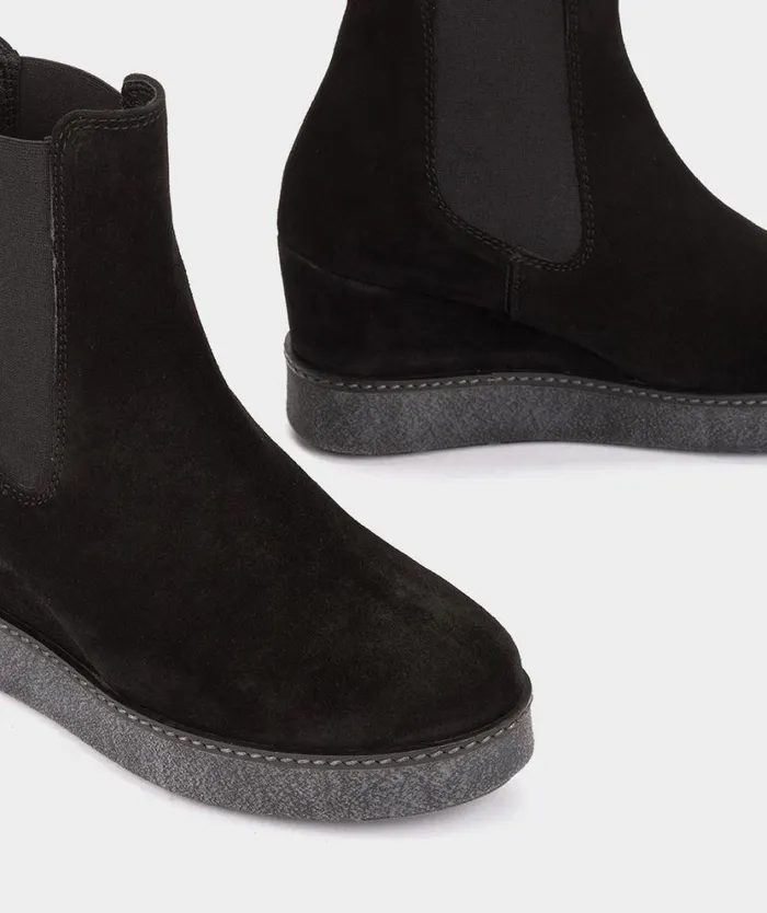 Pedro Miralles Ankle Boots DUOMO Velour Negro 8211 Woman Pedro Miralles Ankle Boots DUOMO Velour Negro 8211 Woman