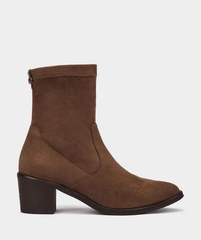Pedro Miralles Ankle Boots ESTRASBURGO Ante Strech Tabaco 8211 Woman