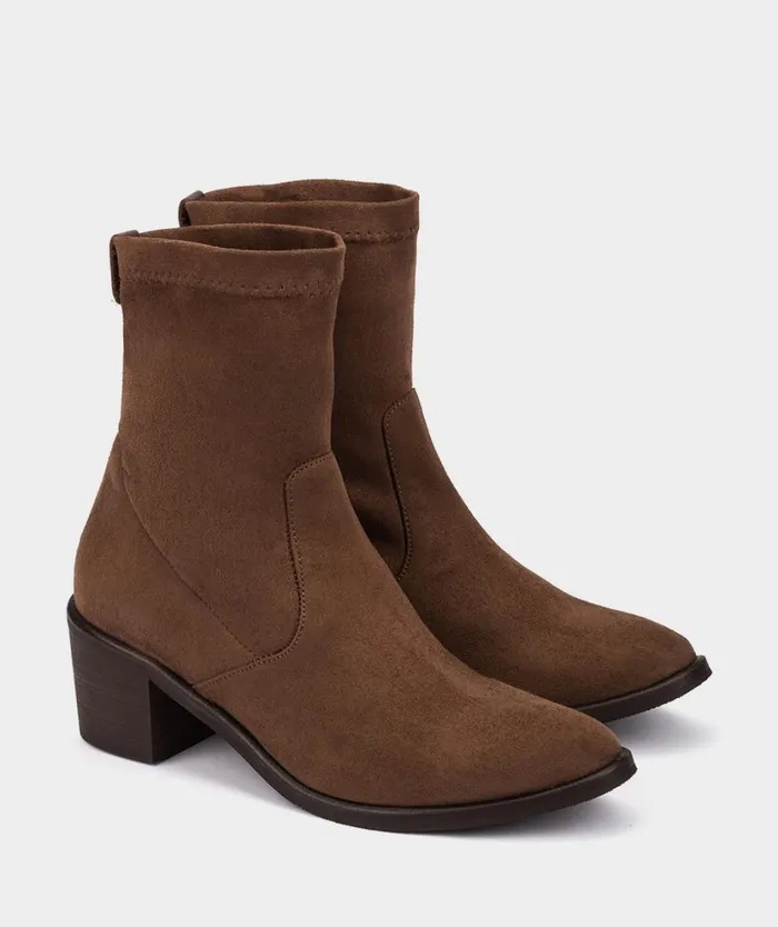 Pedro Miralles Ankle Boots ESTRASBURGO Ante Strech Tabaco 8211 Woman Pedro Miralles Ankle Boots ESTRASBURGO Ante Strech Tabaco 8211 Woman