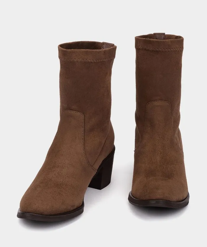 Pedro Miralles Ankle Boots ESTRASBURGO Ante Strech Tabaco 8211 Woman Pedro Miralles Ankle Boots ESTRASBURGO Ante Strech Tabaco 8211 Woman