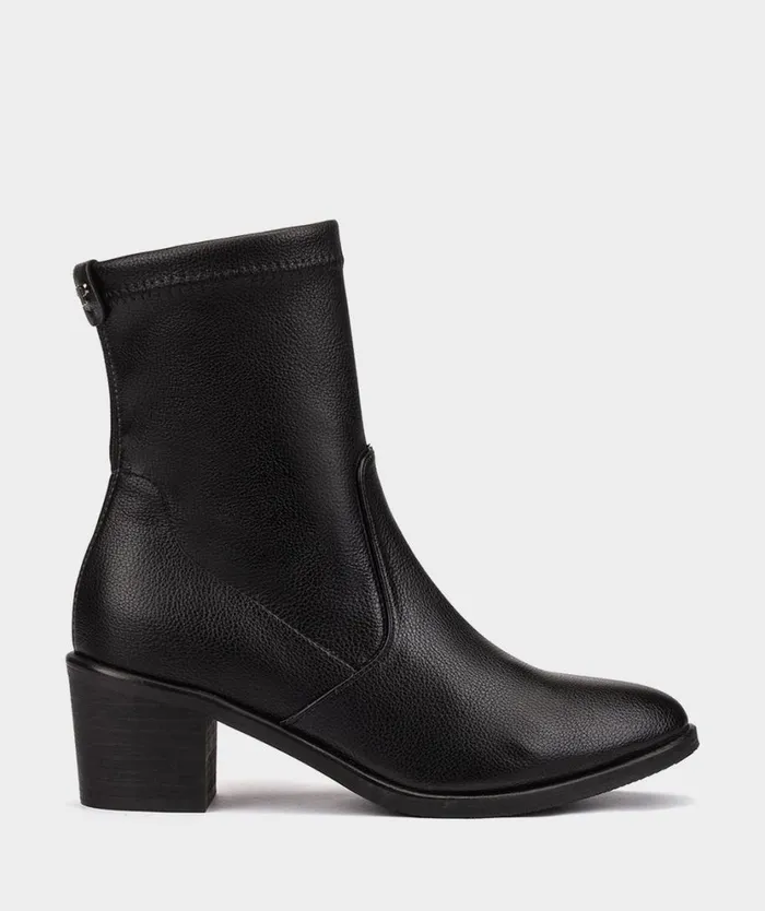 Pedro Miralles Ankle Boots ESTRASBURGO Beluga Strech Negro 8211 Woman