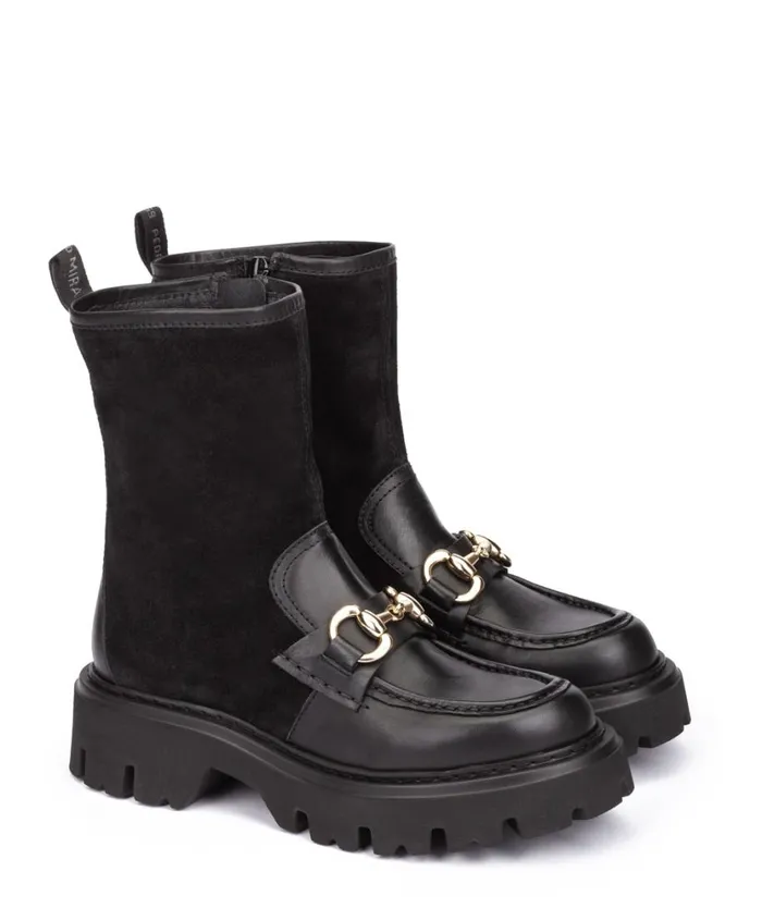 Pedro Miralles Ankle Boots GUNMA Madras Negro 8211 Woman Pedro Miralles Ankle Boots GUNMA Madras Negro 8211 Woman