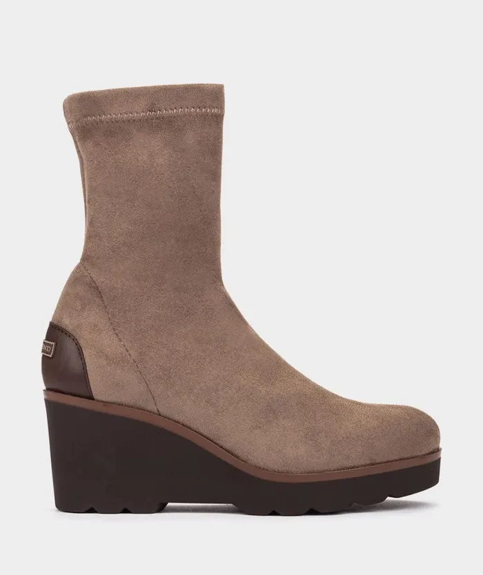 Pedro Miralles Ankle Boots HITA Ante Strech Taupe 8211 Woman