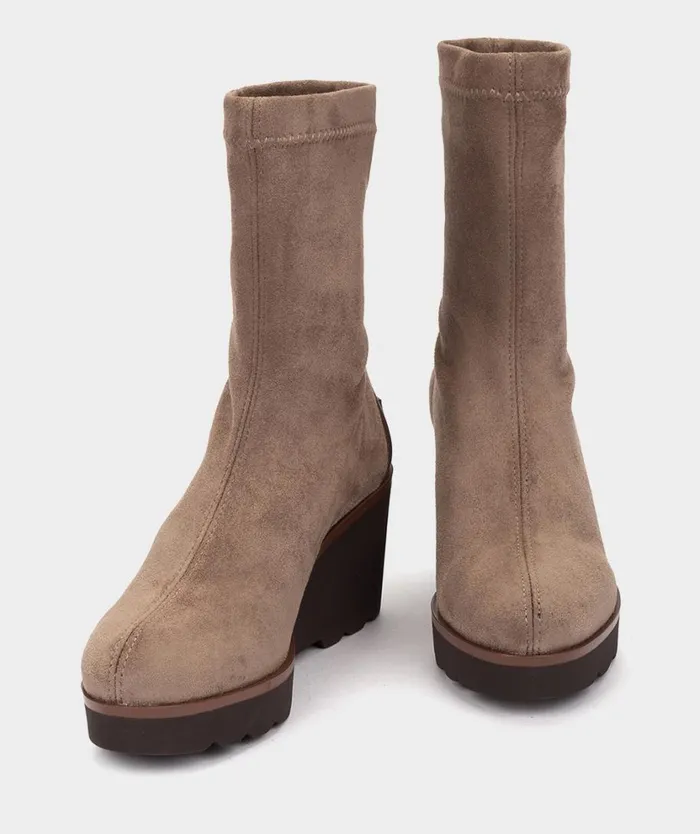 Pedro Miralles Ankle Boots HITA Ante Strech Taupe 8211 Woman Pedro Miralles Ankle Boots HITA Ante Strech Taupe 8211 Woman