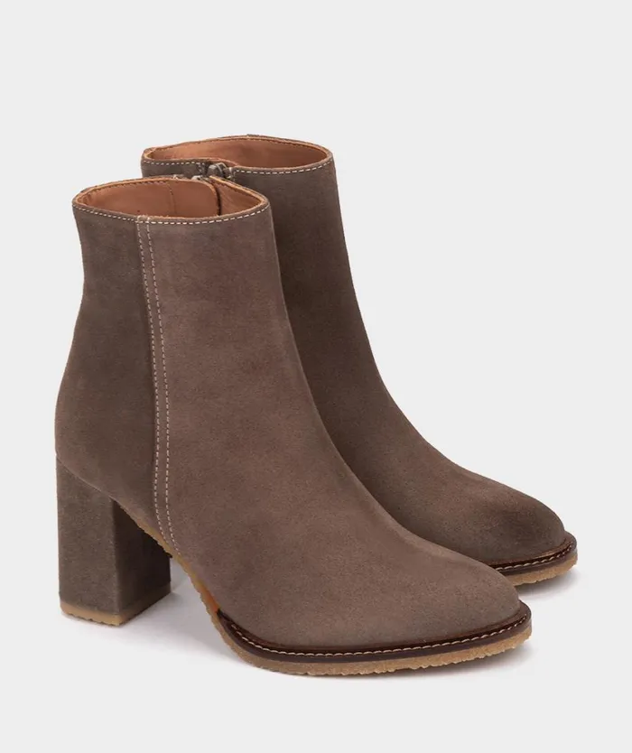Pedro Miralles Ankle Boots INARI Velour Fango 8211 Woman Pedro Miralles Ankle Boots INARI Velour Fango 8211 Woman