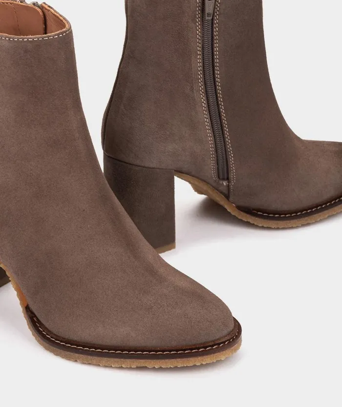 Pedro Miralles Ankle Boots INARI Velour Fango 8211 Woman Pedro Miralles Ankle Boots INARI Velour Fango 8211 Woman