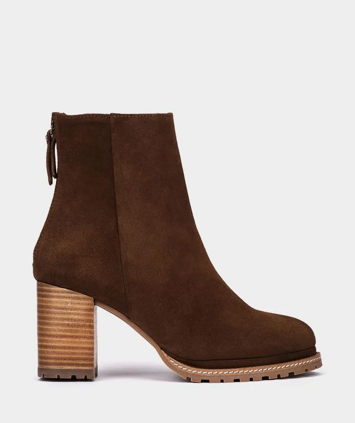Pedro Miralles Ankle Boots IZABAL Velour Tabaco 8211 Woman