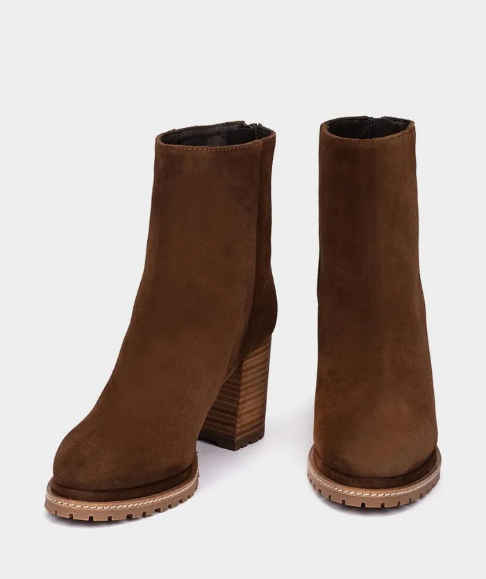 Pedro Miralles Ankle Boots IZABAL Velour Tabaco 8211 Woman Pedro Miralles Ankle Boots IZABAL Velour Tabaco 8211 Woman