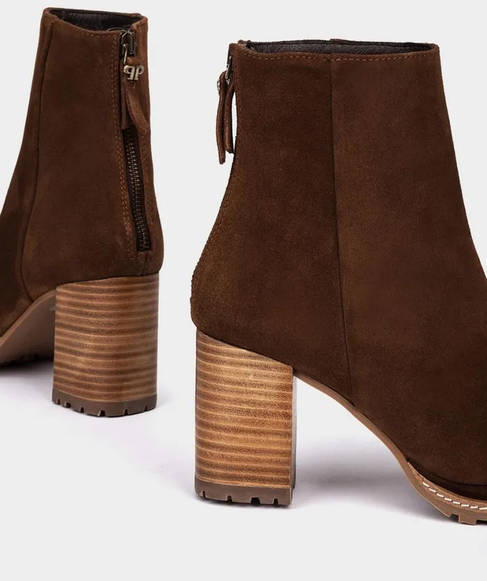 Pedro Miralles Ankle Boots IZABAL Velour Tabaco 8211 Woman Pedro Miralles Ankle Boots IZABAL Velour Tabaco 8211 Woman