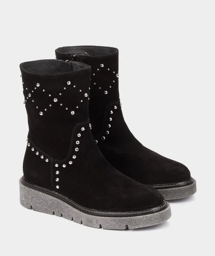 Pedro Miralles Ankle Boots JIJONA Velour Negro 8211 Woman Pedro Miralles Ankle Boots JIJONA Velour Negro 8211 Woman
