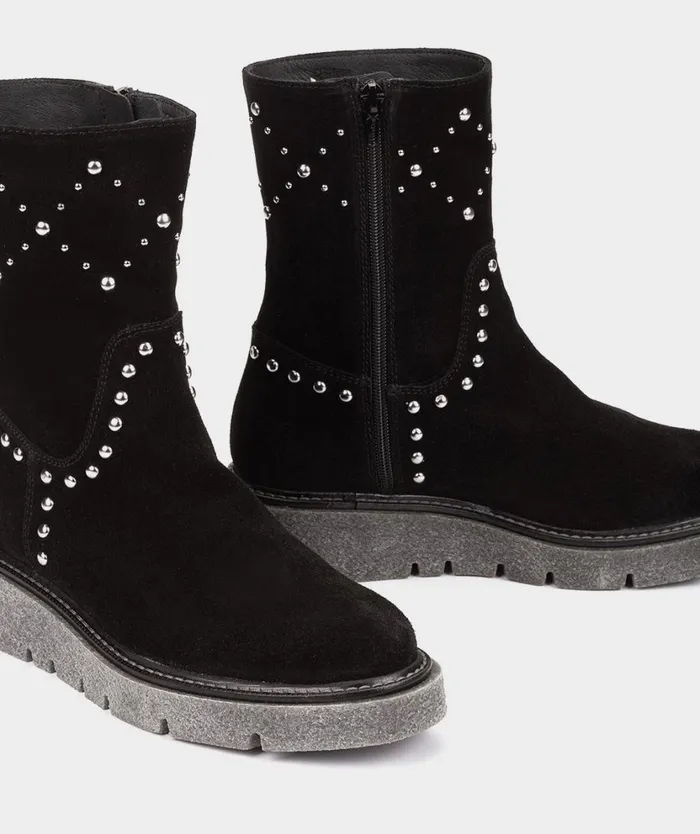 Pedro Miralles Ankle Boots JIJONA Velour Negro 8211 Woman Pedro Miralles Ankle Boots JIJONA Velour Negro 8211 Woman