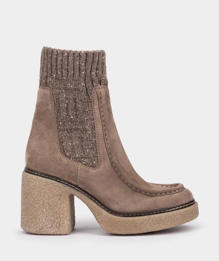 Pedro Miralles Ankle Boots JUJUY Velour Marmota 8211 Woman