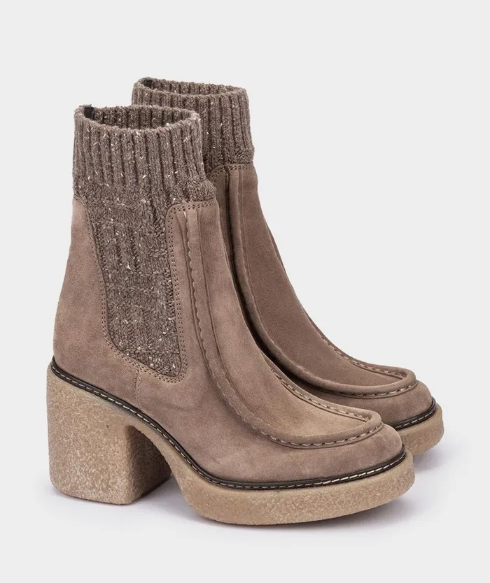 Pedro Miralles Ankle Boots JUJUY Velour Marmota 8211 Woman Pedro Miralles Ankle Boots JUJUY Velour Marmota 8211 Woman