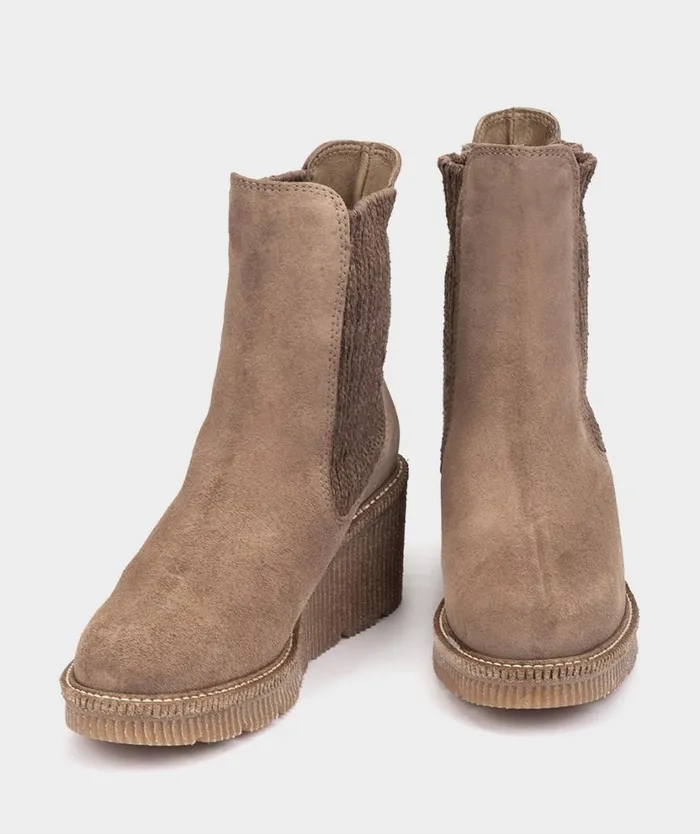 Pedro Miralles Ankle Boots KIEL Velour Marmota 8211 Woman Pedro Miralles Ankle Boots KIEL Velour Marmota 8211 Woman