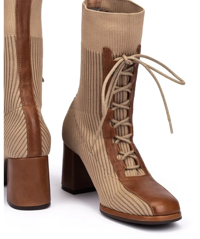 Pedro Miralles Ankle Boots LAUSANA Sock Camel 8211 Woman Pedro Miralles Ankle Boots LAUSANA Sock Camel 8211 Woman