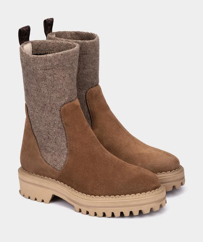 Pedro Miralles Ankle Boots MANAROLA Velour Birra 8211 Woman Pedro Miralles Ankle Boots MANAROLA Velour Birra 8211 Woman