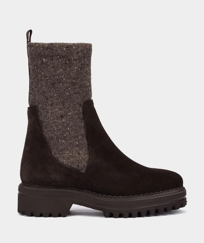 Pedro Miralles Ankle Boots MANAROLA Velour Testa 8211 Woman